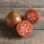 Japanese Trifele Black Tomato Solanum lycopersicum vegetable seeds for planting in backyard kitchen garden - Dharaseeds