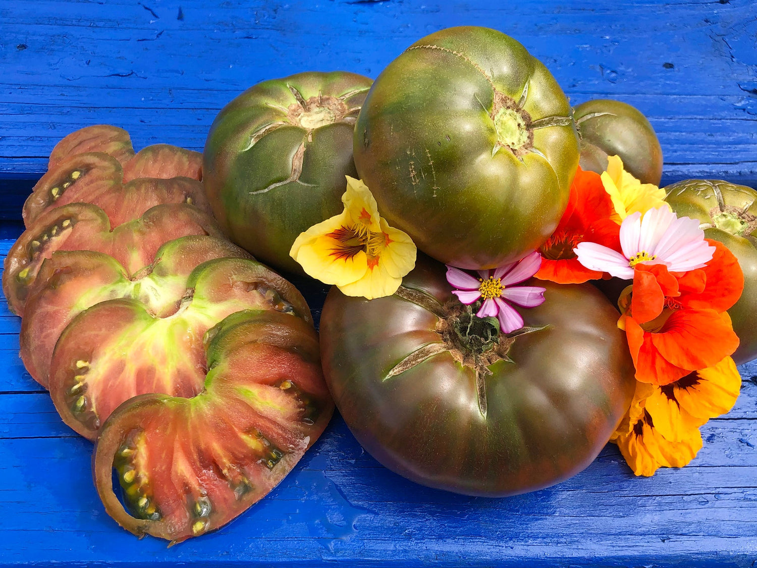 Tomato Purple Beefsteak Solanum lycopersicum vegetable seeds for planting in backyard garden or kitchen garden