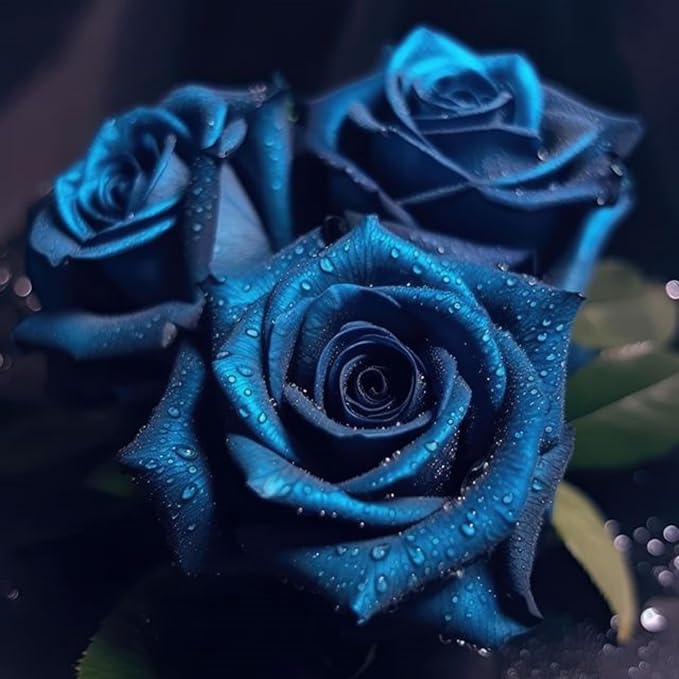 Rare Blue Rose Tree Seeds – Balcony Potted Plant - Dharaseeds