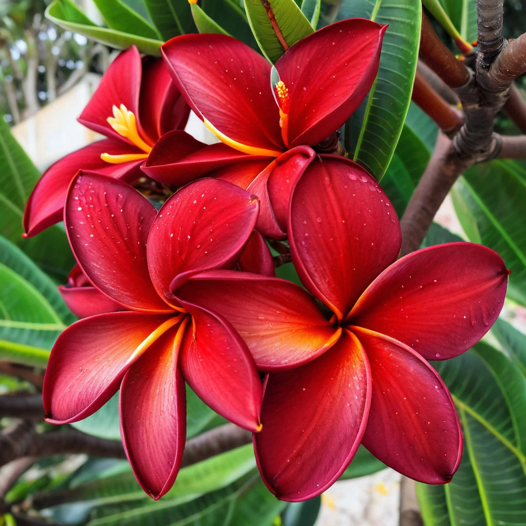 Dark Purple Plumeria Seeds Perennial Flowers Seed Flower Frangipani US SELLER – Heirloom, Non-GMO, High Germination Organic Garden Seeds