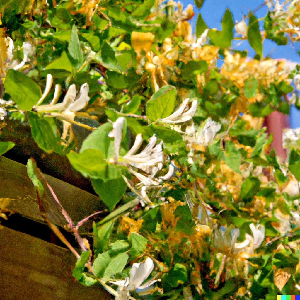 European Fly Honeysuckle Vine Seeds Native Perennial White Honeysuckle Bush heirloom non-GMO seeds