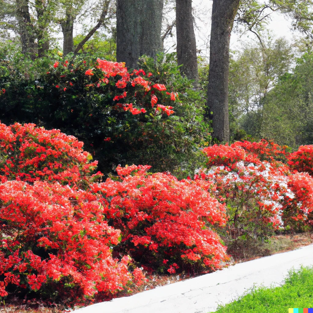 Red Azalea Seeds Rhododendron bakeri Cumerland Azalea Flowering Bush – Heirloom, Non-GMO, High Germination Organic Garden Seeds