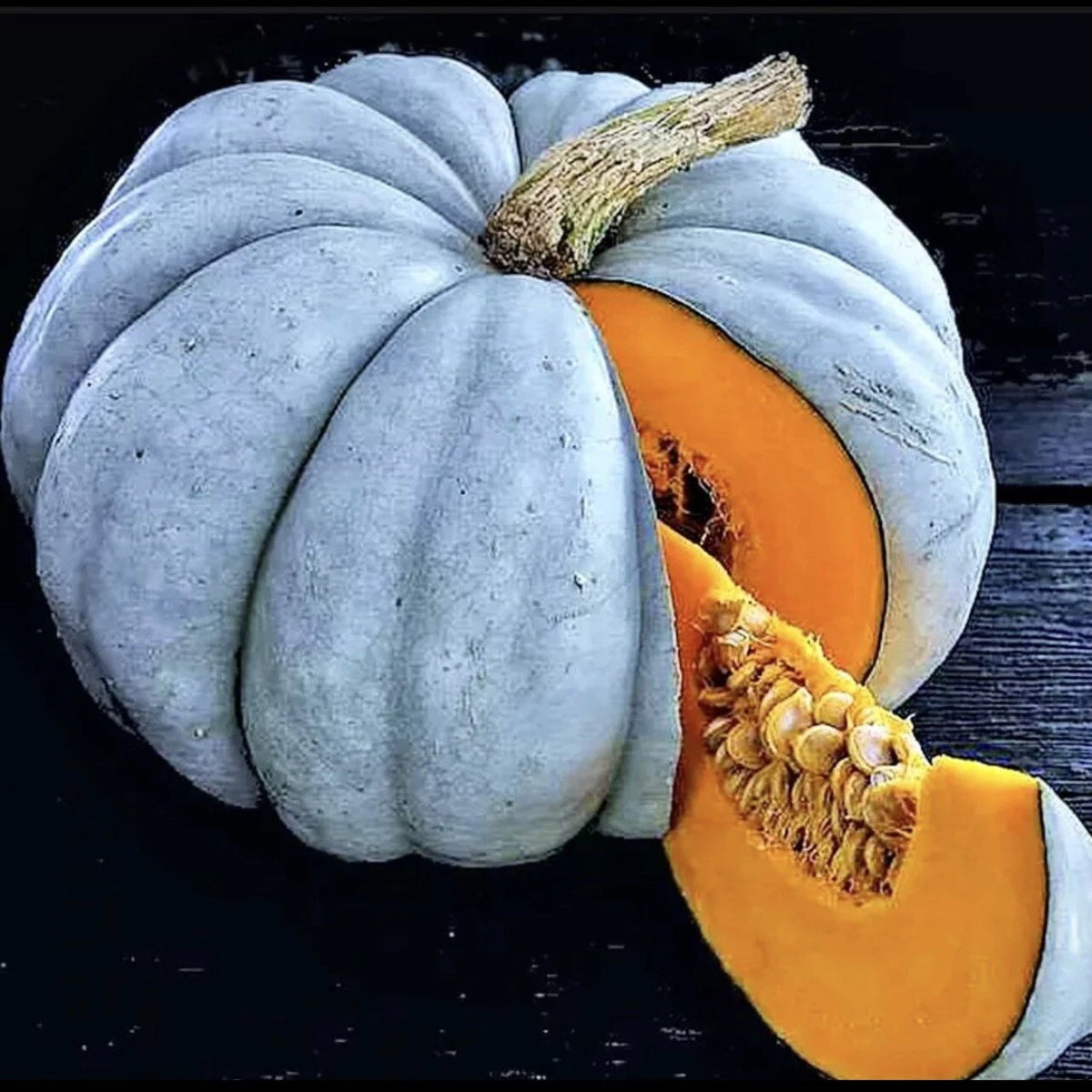 Blue Pumpkin Seeds Jarradale Queensland Cinderella Doll RARE Shipping heirloom non-GMO seeds