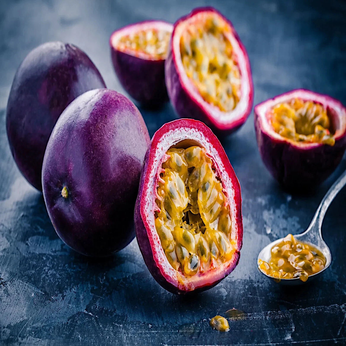 PURPLE PASSION FRUIT FLOWER SEEDS Granadilla Passiflora edulis Garden Vine heirloom non-gmo seeds